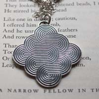 La danse du vent, collier aux volutes aériennes en argent