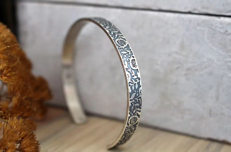 Le parfum des grenades, bracelet fruit de légende en argent
