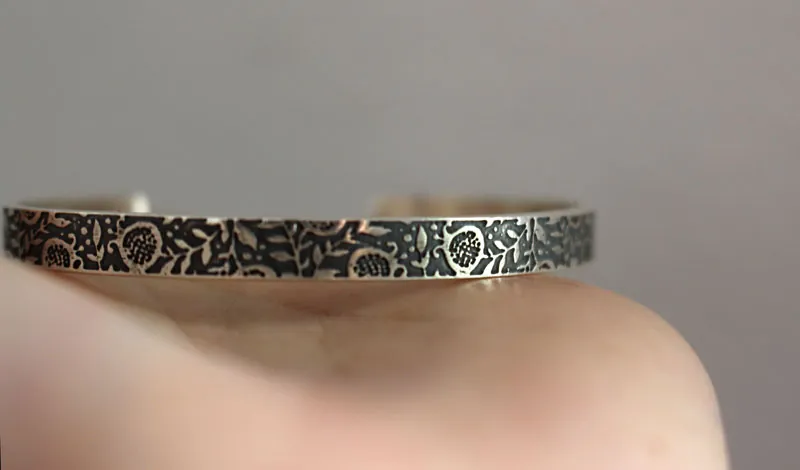 Le parfum des grenades, bracelet fruit de légende en argent