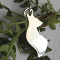 Le renard du petit prince, pendentif animal de la sagesse en argent