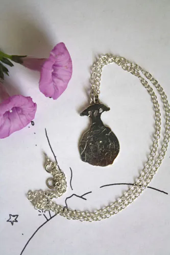 Les Baobabs, collier arbre du Petit Prince de Saint-Exupéry en argent