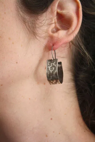 Les cités d’or, boucles d’oreilles préhispanique zapotèque en argent