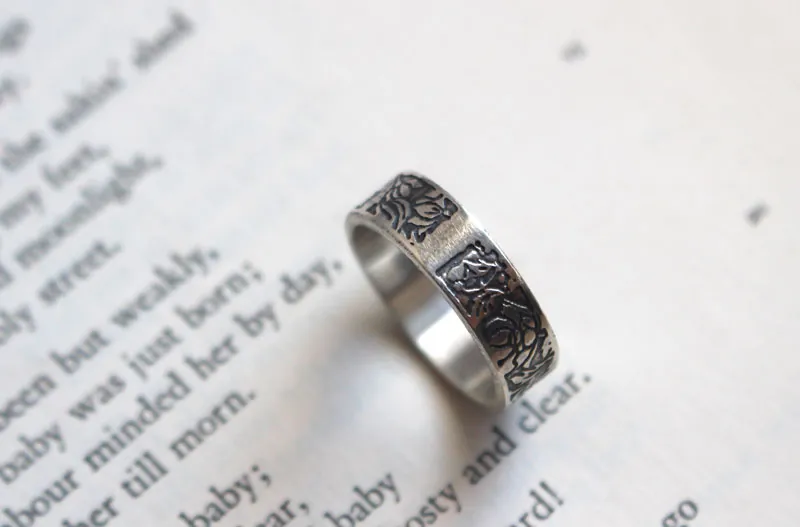 Lotus, bague fleur aquatique en argent
