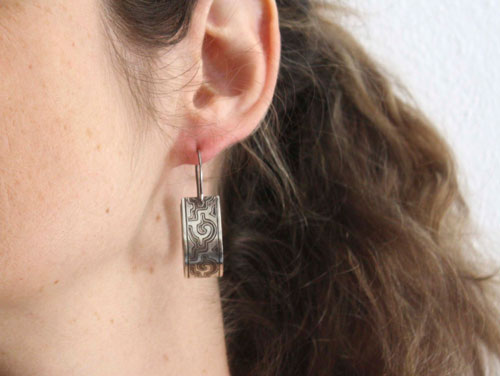 Les cités d’or, boucles d’oreilles préhispanique zapotèque en argent