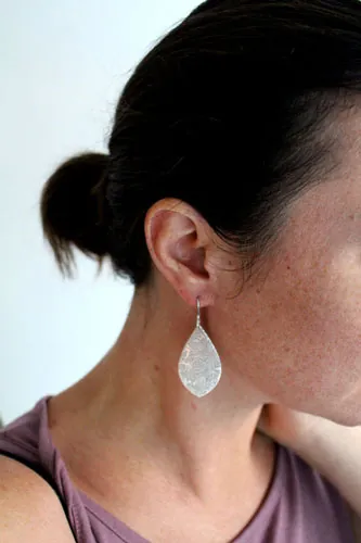 Nishikigoi, boucles d’oreilles carpe koï japonaise en argent
