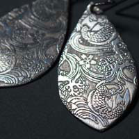 Nishikigoi, boucles d’oreilles carpe koï japonaise en argent