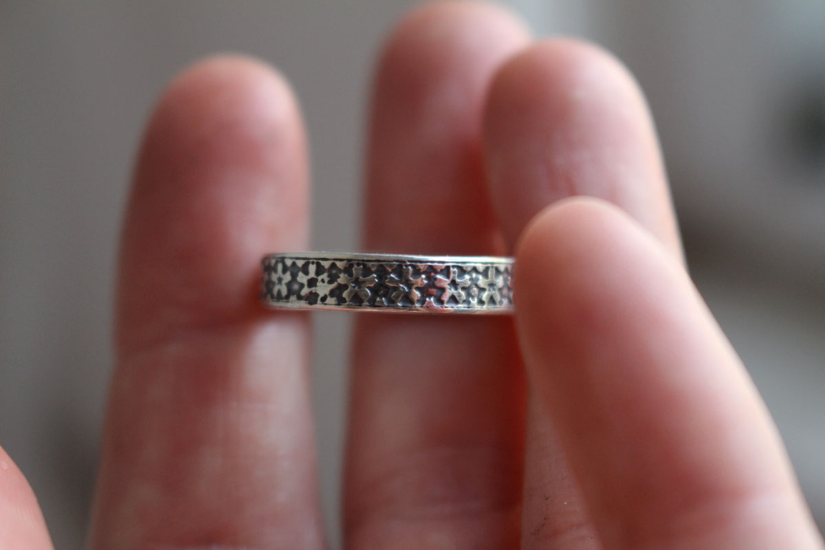 Petite fleur de sakura, bague fleurs de cerisier japonais en argent