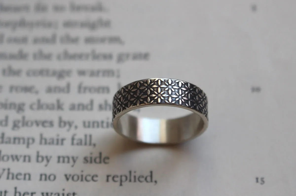 Plus brillant que les étoiles, bague ciel nocturne en argent