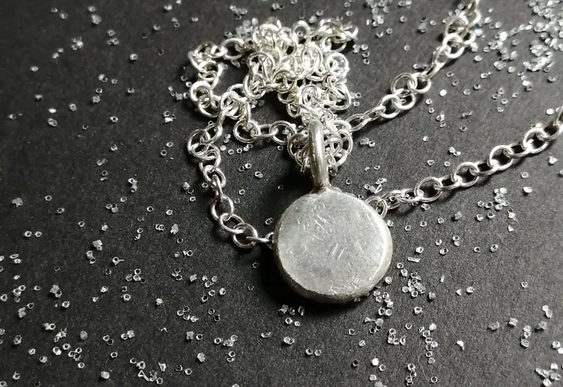 Promesse, collier cœur passionné en argent