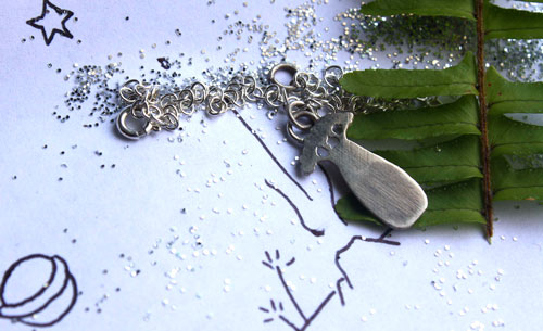 Petit baobab, bracelet arbre du petit prince en argent