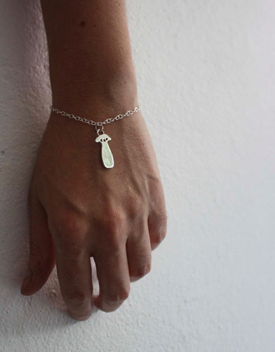 Petit baobab, bracelet arbre du petit prince en argent