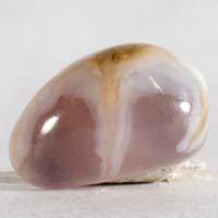 cabochon calcédoine lilas H