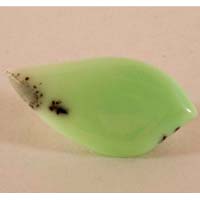 cabochon chrysoprase citron