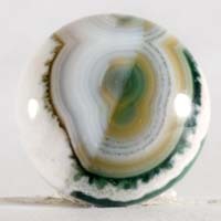 cabochon jaspe océan I