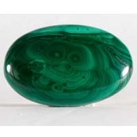 cabochon malachite A