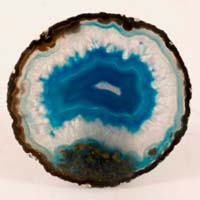 cabochon quartz bleu turquoise