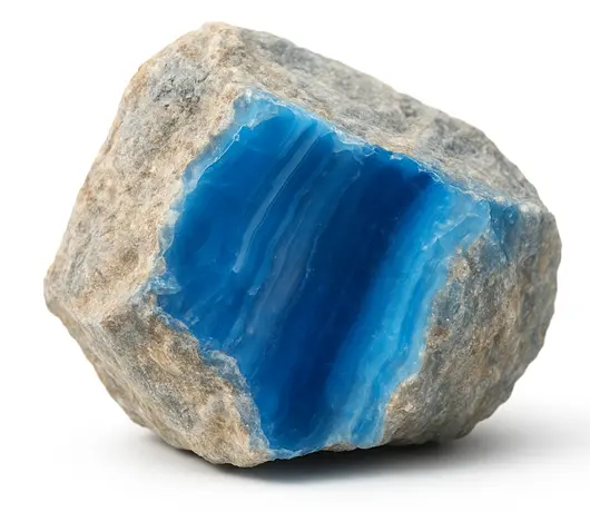 L’histoire, les bienfaits et vertus de l’agate bleue