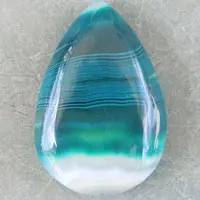 Cabochon agate bleue B