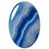 Nos cabochons d’agate bleue