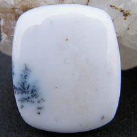 agate dendritique C cabochon