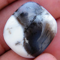 agate dendritique E cabochon