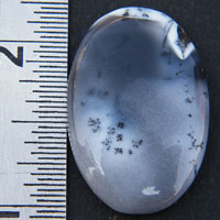 cabochon agate dendritique M