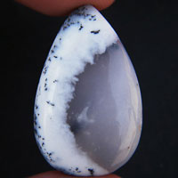 cabochon agate dendritique N