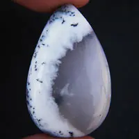Cabochon agate dendritique N