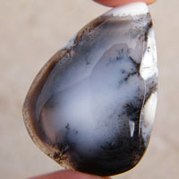 cabochon agate dendritique O