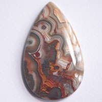 cabochon agate mexicaine crazy lace Q