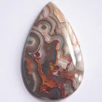 Cabochon agate mexicaine crazy lace Q