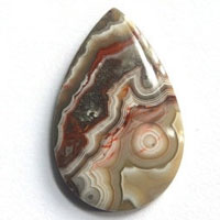 cabochon agate mexicaine crazy lace R