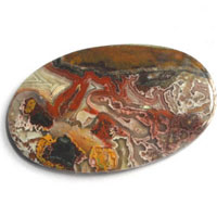 cabochon agate mexicaine crazy lace S