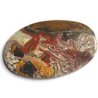 Cabochon agate mexicaine crazy lace S
