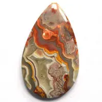 Cabochon agate mexicaine crazy lace U