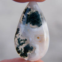 agate mousse cabochon D