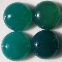 cabochon agate verte M