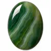 Nos cabochons d’agate verte