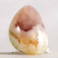 Cabochon calcédoine lilas E