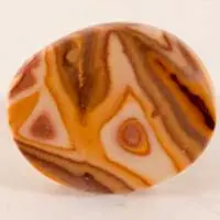 Cabochon hickoryite