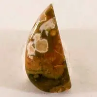 Cabochon jaspe forêt tropicale A