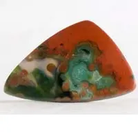 Cabochon jaspe océan C