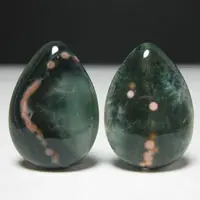 Cabochon jaspe océan P