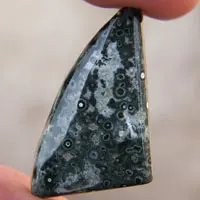 Cabochon jaspe océan Q