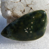 cabochon jaspe océan S