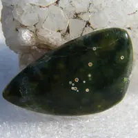 Cabochon jaspe océan S