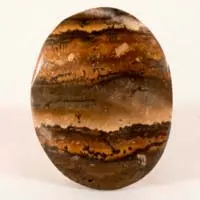 Cabochon jaspe paysage
