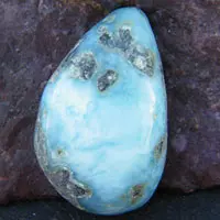 Cabochon larimar I