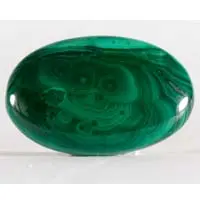 Cabochon malachite A