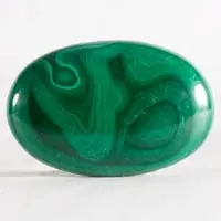 Cabochon malachite B
